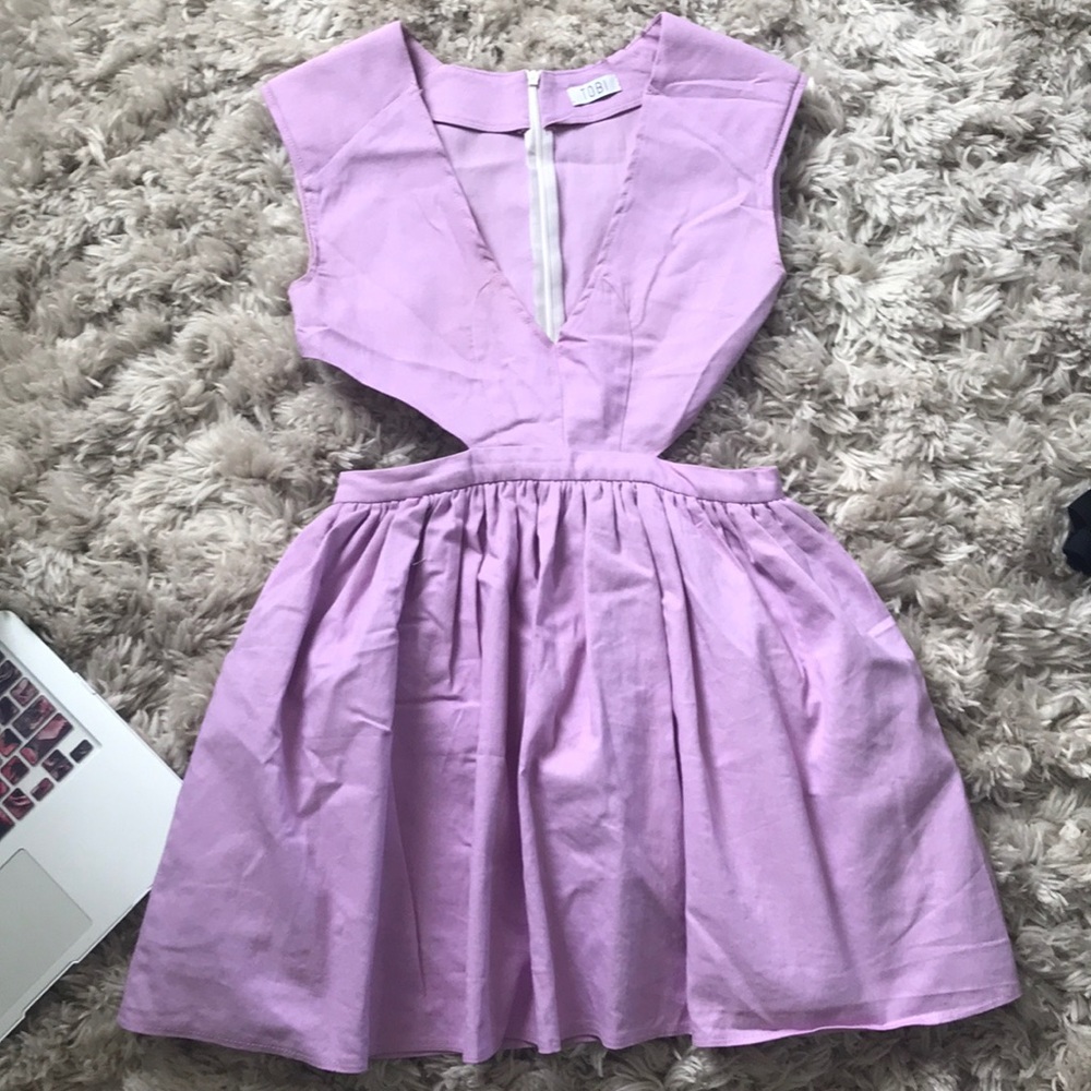 Tobi Lavender Skater Dress